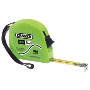 Draper Tape Measure Easy Find 13mmx3M/10Ft
