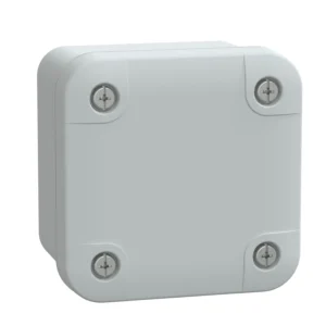 Schneider Electric ABS Box IP66 IK07 RAL7035 Internal H65W65D45 External H74W74D56 Opaque Cover H10