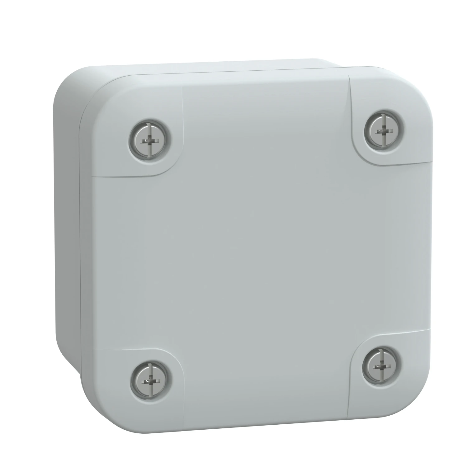 Schneider Electric ABS Box IP66 IK07 RAL7035 Internal H65W65D45 External H74W74D56 Opaque Cover H10