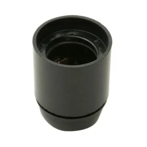 Jeani Lampholder Plastic 10mm Plain Liner Black