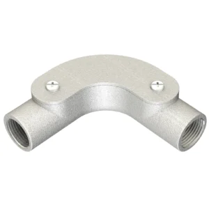 Newlec 20mm Steel Conduit Inspection Bend 90° Galvanised Steel