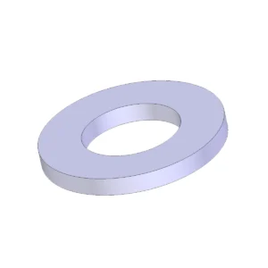 Newlec Flat Washer M6 x 12.0mm Bright Zinc Plated Steel [Pack=100]
