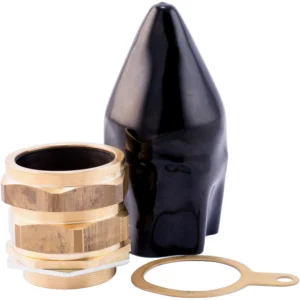 SWA Gland Pack Premier Outdoor Cable 75mm Brass Shroud/Earth Tag/Locknut