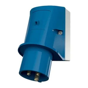 Mennekes Wall Mounted Inlet 3-Pole 32A 230V Blue