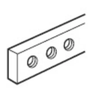 Legrand Connector Bar Threaded Holes 180A Copper