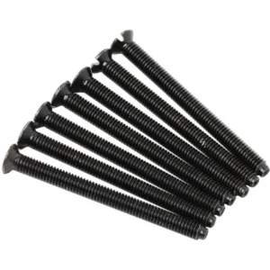 Click Scolmore Black Nickel Define Flat M3.5 Diameter 40mm Long Screws (Bag 100)