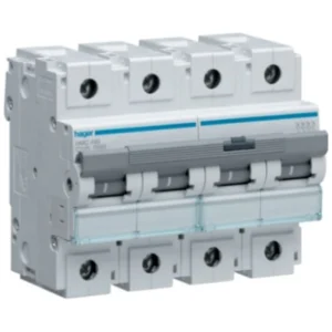 Hager MCB 4P Type C 80A 10Ka 6 Module