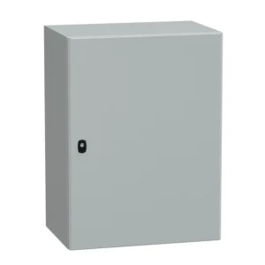 Schneider Electric Spacial S3D Plain Door with Mount Plate H800 x W600 x D400 IP66 IK10 RAL7035