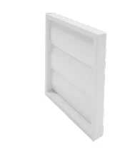 National Ventilation Wall Outlet 4 Gravity Flaps-Round Spigot