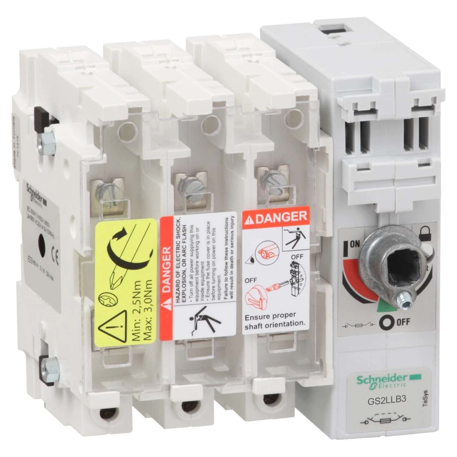 Schneider Electric Tesys Gs Switch-Disconnector-Fuse 3 P 160A Bs A4 - Image 2