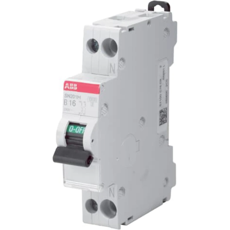 ABB SN201 M-C2 Miniature circuit breaker - 1+NP - C - 2 A - Image 2