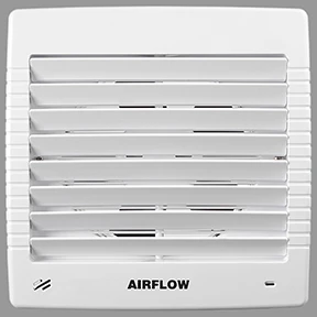 Airflow Fan Wall Ceiling Auto Shutter&150mm Humidistat&Pull Cord Ec