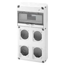 Gewiss Distribution Board 10 Module Q-Din 4 Flanges IP65 16/32A 16W