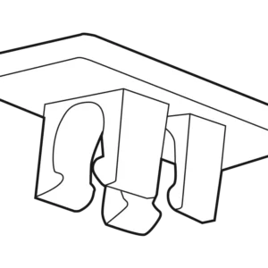Cembre 5X10mm White Polycarbonate Terminal Marker For Wieland, Te, Sprecher & Legrand