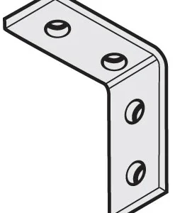 Niglon Bracket 90° 2+2 Hole 88X100X6mm