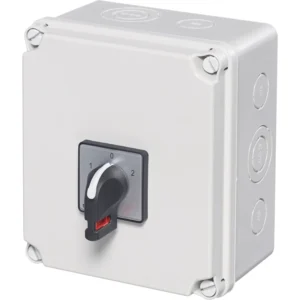 Europa Changeover Switch DP Enclosed Ac-22 Insulated 40A