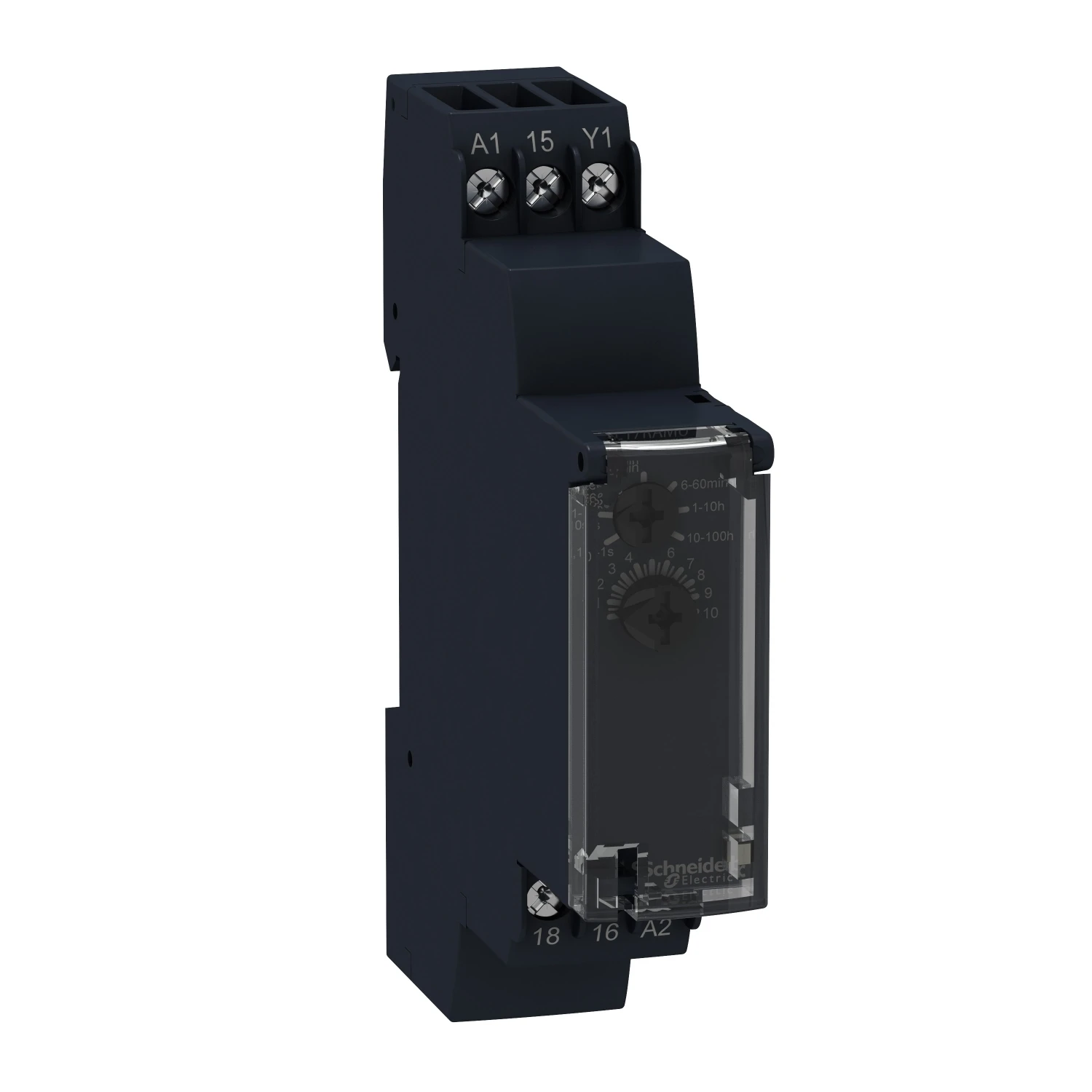 Schneider Electric Off-delay timing relay, control, 1 s..100 h, 24..240 V, solid state ou - Image 2