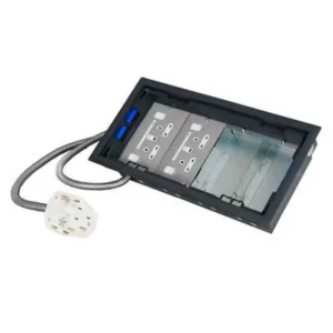 Legrand Box Floor 4Compartment 2 x 2 Gang RCD Socket+Dp1532 Tap-Off