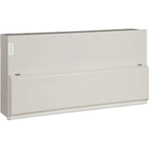 Hager Enclosure 22 Module Din Rail White Steel