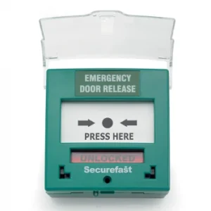 Securefast Securef Green Resettable Call Point C/W