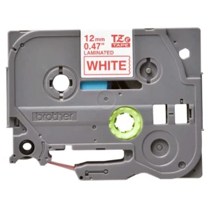 Brother Tape Labelling Tze Laminated 12mmx8M Red On White