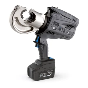 Cembre 18 Volt Cordless Hydraulic Crimping Tool To Accept 'C' Style Die Sets 10mmsq-400mmsq C/W Shoulder Strap, Spare Battery, Battery Charger And A Plastic Carrying Case For Storing The Tool And Eight Die Sets (Standard Warranty Can Be Extended On This Tool By