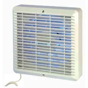 Manrose Fan Extractor Wall/Ceiling Manual 230mm 9In Pullcord Int Sh