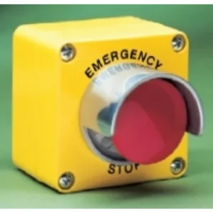 Crabtree Control Station Pushbutton Autolock Stop With Half Metalclad