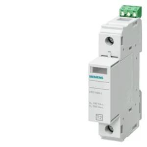 Siemens Surge Arrester Type 2 Requirement Class C, UC 350V Pluggable Protective Modules 1-Pole, L-N Circuit With Remote Display