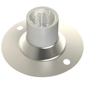 Newlec 20mm Steel Conduit Dome Cover Pressed Galvanised Steel