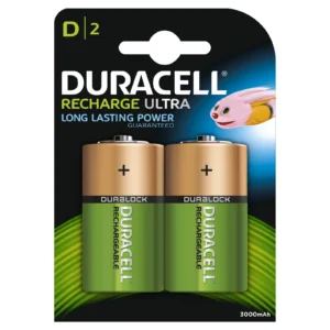 Duracell 1.2V 3Ah D Rechargeable NiMH Battery 2/Pack