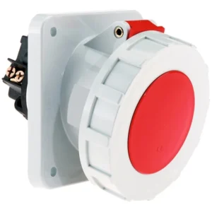 CEENorm Socket Panel 3P+N+E IP67 125A 415V Red