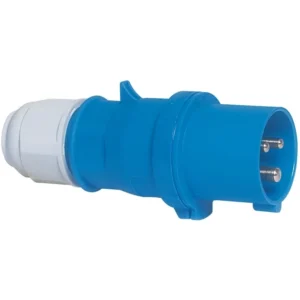 CEENorm Plug Cable Gland 2P+E IP44 16A 240V Blue