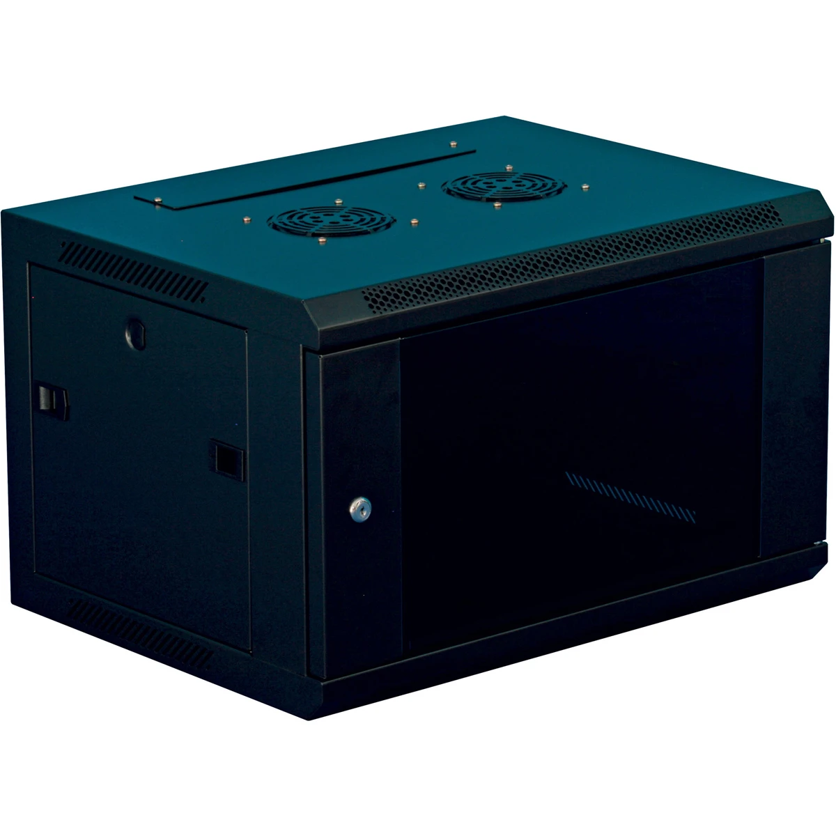 Newlec Data Network Cabinet Wall Mounted 6U 450mm Depth Black