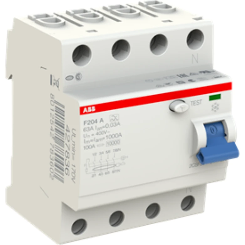 ABB F204 A-63/0.03 Residual Current Circuit Breaker - Image 3