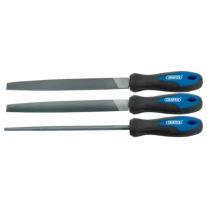 Draper File Engineers Soft Grip Set 3 Piece 200mm