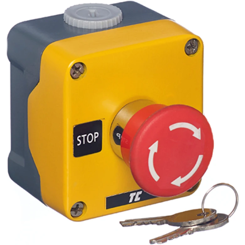 Europa Twist Release + 1N/C Metal Enclosed Emergency Stop Stations IP65