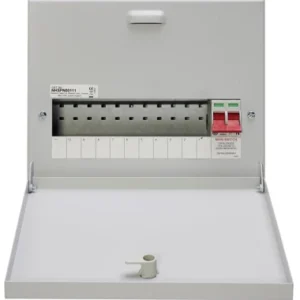 Wylex 11-Way 125A Surface 1P+N Distribution Board c/w Switch Disconnector