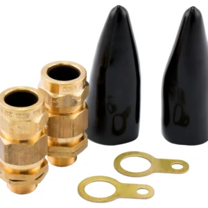 SWA Gland Pack Cable 20/16mm Brass Shroud/Earth Tag/Locknut