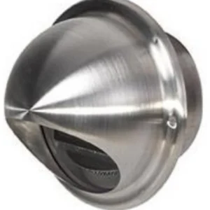 Airflow Grille External Internal Louvre 100mm Stainless Steel With Fly Screen