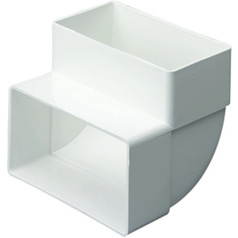 National Ventilation 204x60mm Bend 90 Degree Vertical Supertube 125 - Image 2