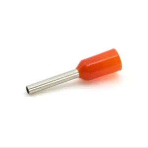 Newlec 4mm² Pre-Insulated Crimp Bootlace Ferrule 9mm Orange