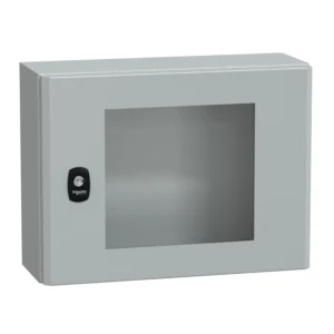 Schneider Electric Spacial S3D tspt door w/o mount.plate. H300xW400xD150 IP66 IK08 RAL703