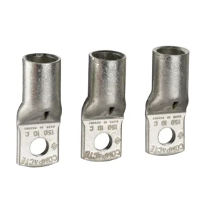 Schneider Electric Merlin Gerin 3 Crimp Lugs for Copper Cable 120mm² & Phase Barriers