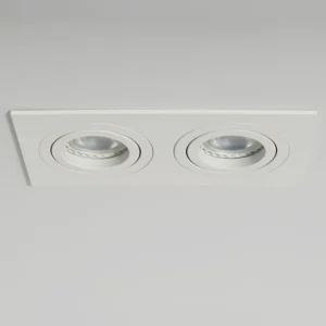 KSR Lighting Qr Pro Twin Plate White