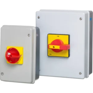 Europa Isolator Enclosed Rotary Four Pole IP54 125A Metal Clad