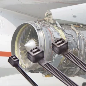 Cablecraft Black Outside Serrated Cable Ties 300mm x 4.8mm