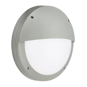 Knightsbridge MLA 230V IP65 18W LED Eyelid Bulkhead CCT Grey