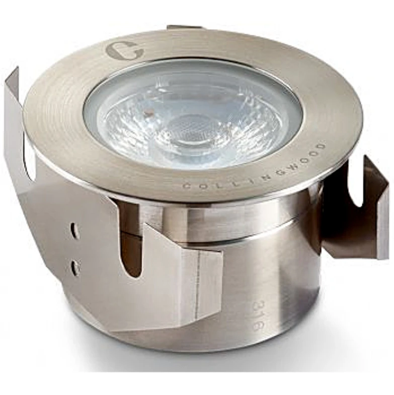 Collingwood Lighting Groundlight Gl040 4000K Low Voltage 316 Stainless Steel Wide Bea