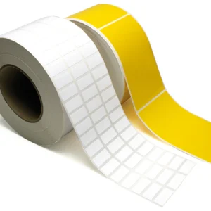 Cembre 12X25mm White Pvc Film Adhesive Label - Rectangular, Horizontal Arrangement